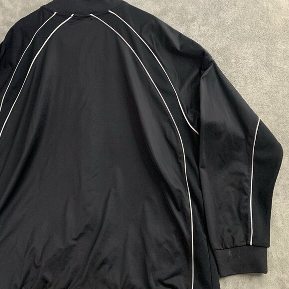 Nike Track Jacket Men Size 3XL Gray Label Full Zip Y2K Black Athletic Workout - Picture 11 of 11